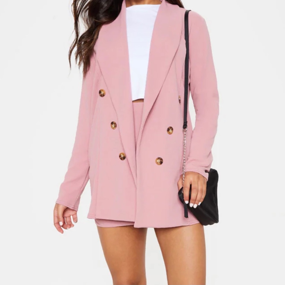 Pink Blazer and Skirt set